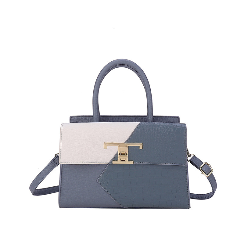 2025S Designer Women S Bag Color Blocked Handbag New Trend Spring Fashion Single Shoulder Crossbody Women S Casual Commuting Small Square Bag