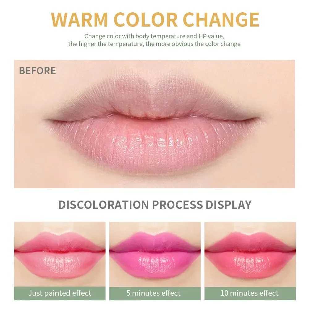 Aloe temperature discoloration lipstick moisturizing lipstick long-lasting waterproof nourishing lipstick korean cosmetics W250407