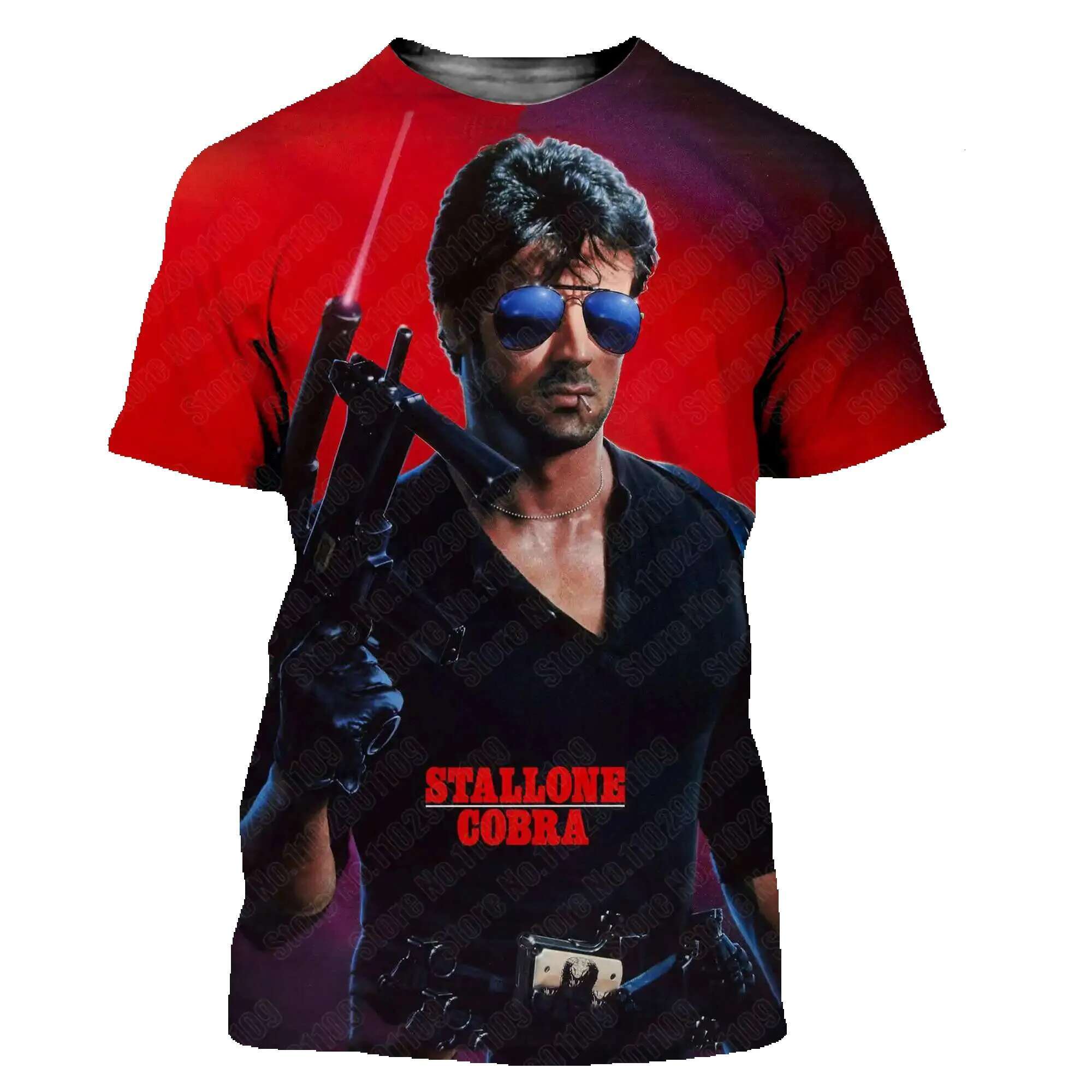 Cobra movie for men and women 3D printed Haruku style T-shirt street clothing summer top