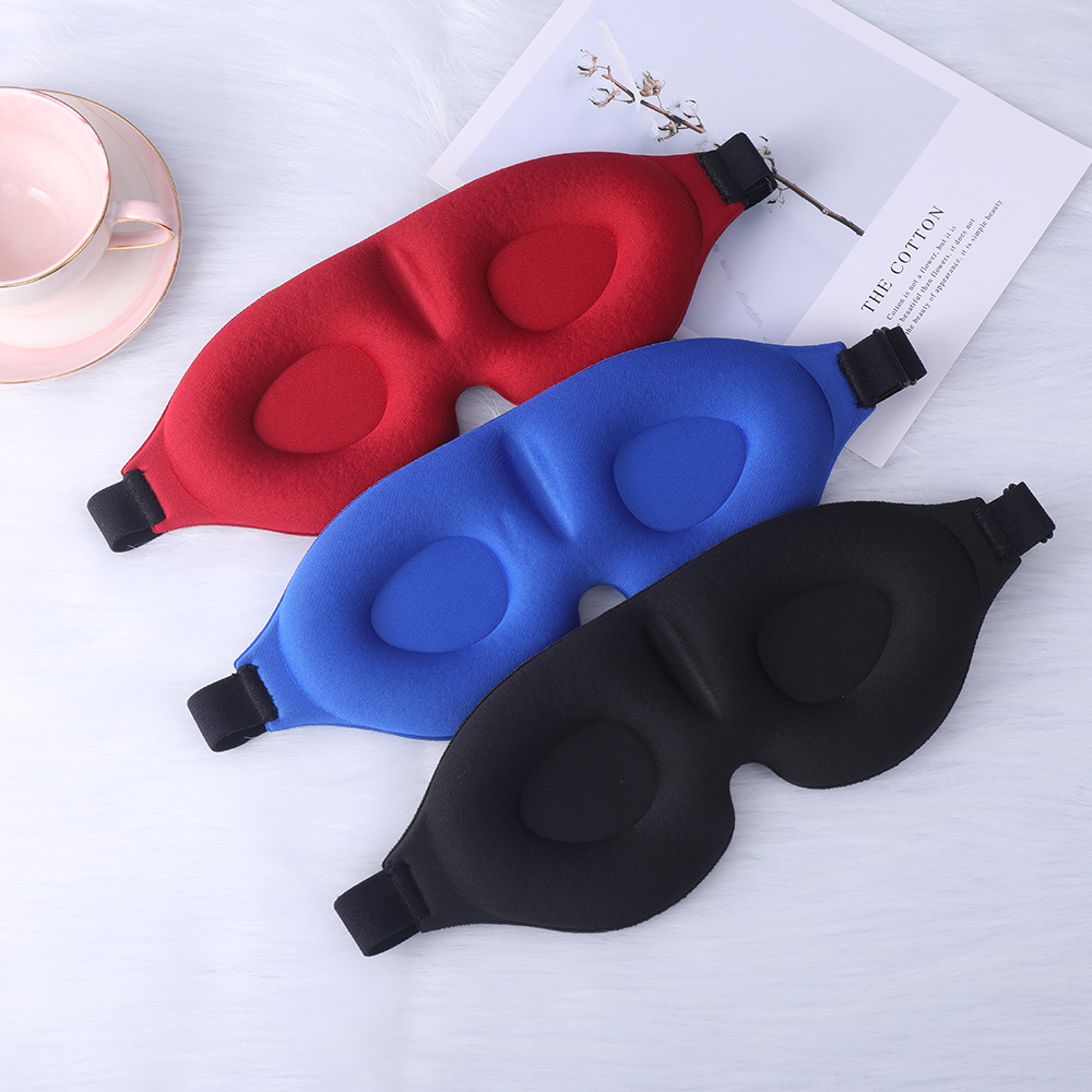 New 3D Stereoscopic No-Wing Eye Mask for Sleep, Stereoscopic Eyes, Breathable, Light-Blocking, Slow-Recovery, for Men and Women