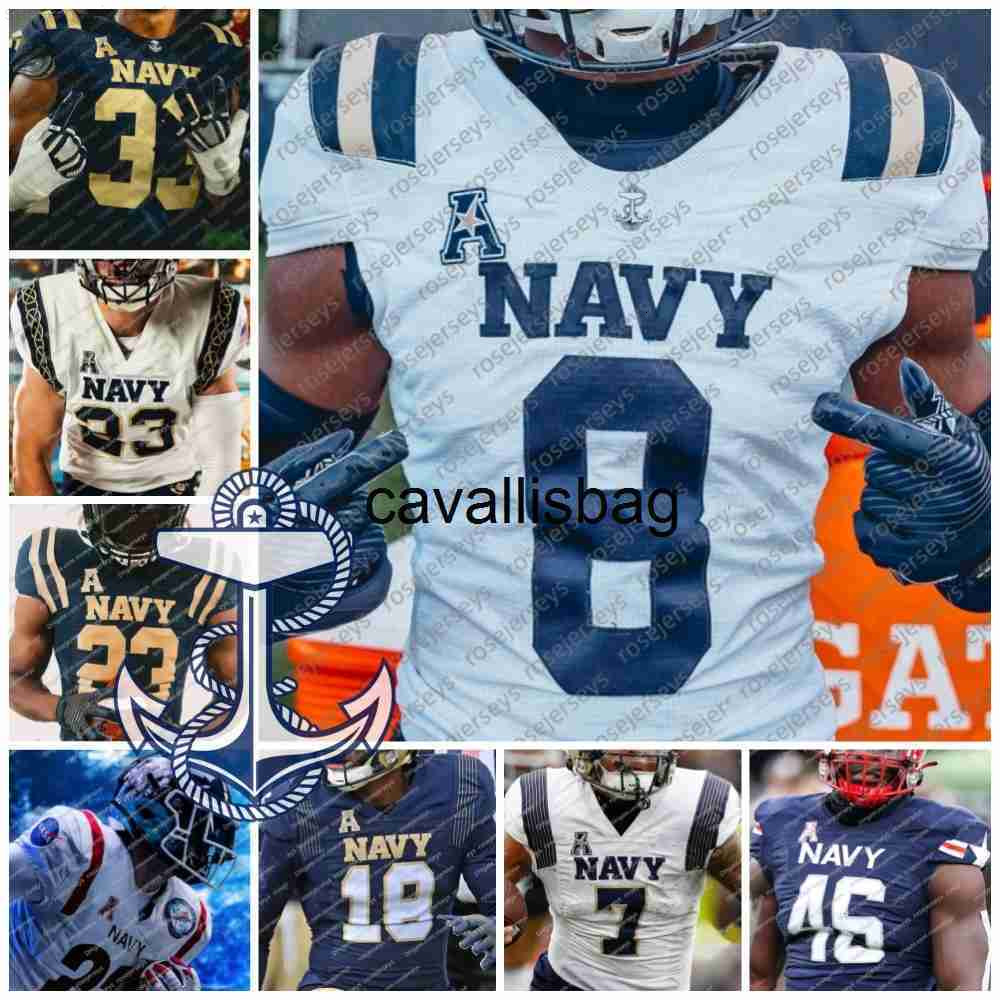 Custom Football Jerseys Navy Midshipmen Horvath Heidenreich More Personalized Men Women Youth Kids Fo