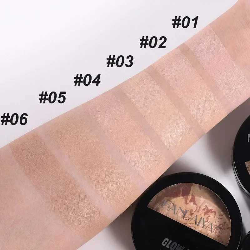 Marble color facial powder pressing professional oil control natural foundation make-up full coverage and lasting makeupXJ250407