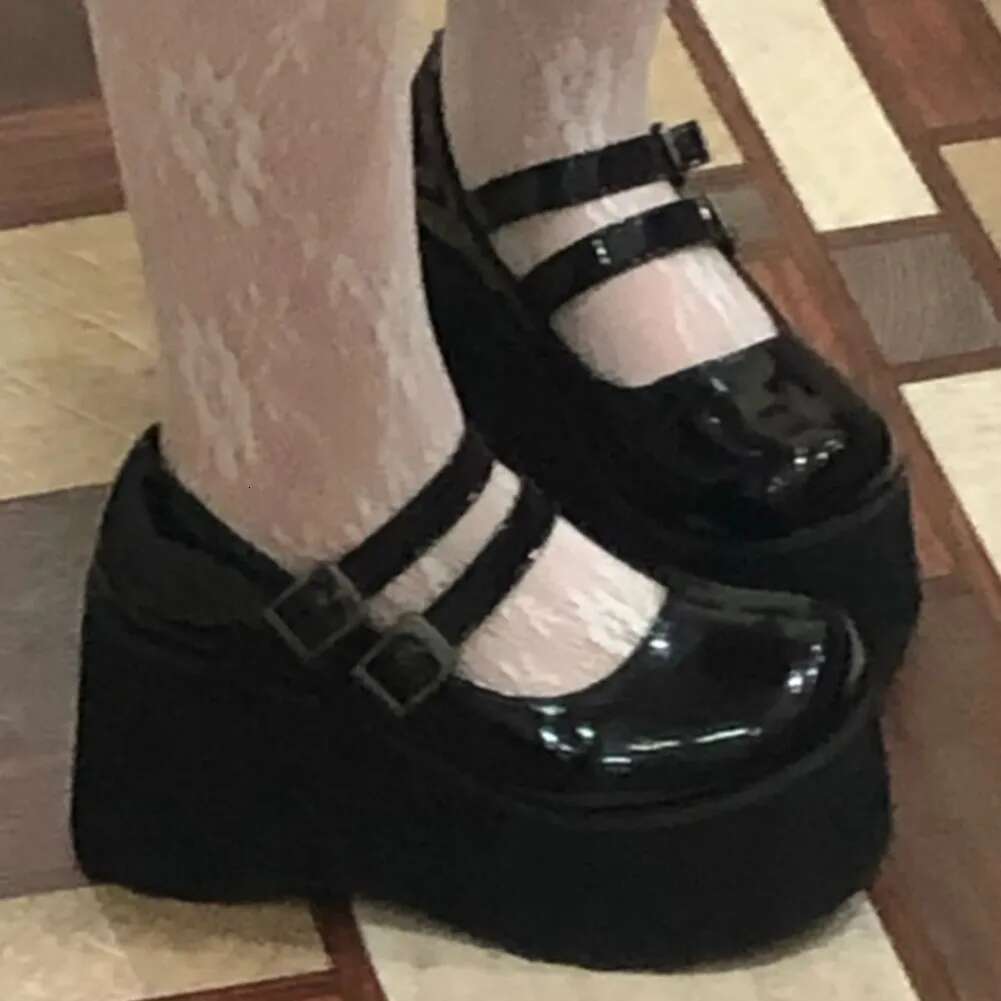 DORATASIA Brand New Female Lolita Cute Mary Janes Platform Wedges High Heels Women's Pumps Sweet Gothic Punk Shoes Woman