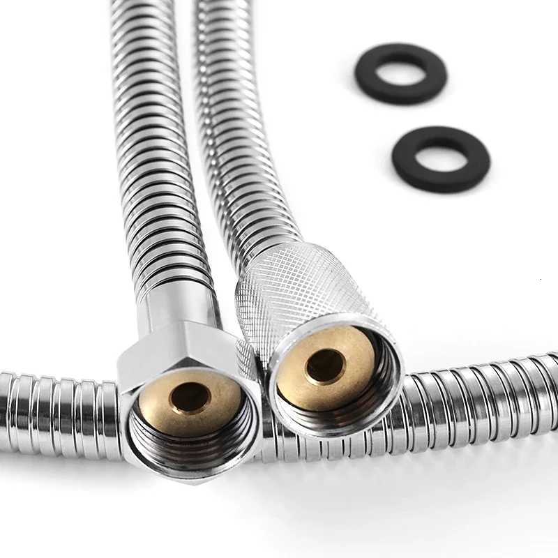 2m/25m/ Optional Thicken Shower Hose 304 Stainless Steel General Soft Water Pipe Shower Pipe Bathro Accessories Y251107