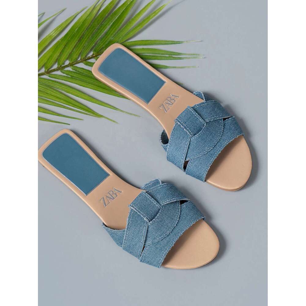 Flat New Designer Slippers Weave comfortable casual bottom slippers summer women's sandals