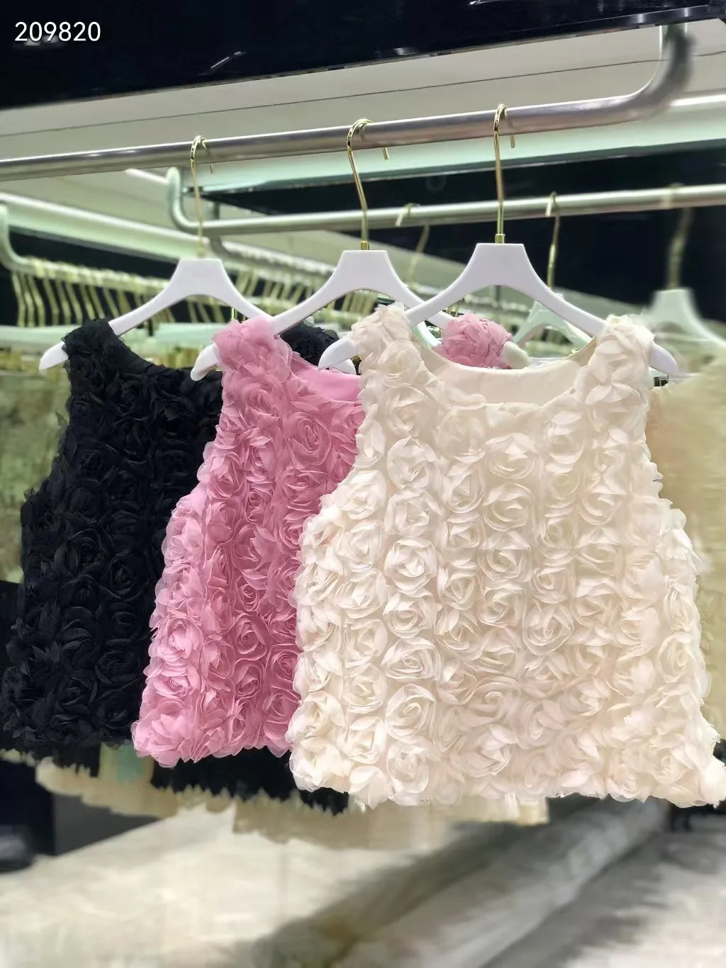 Yi076 Fashion Womens Top and Tshirt European n Party Style Clothing 250407