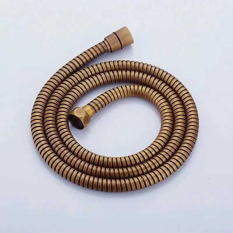 Antique Brass Stainless Steel ible Shower Hose Long Bathro Shower Water Hose Extension Plumbing Pipe Pling Tube Y251107