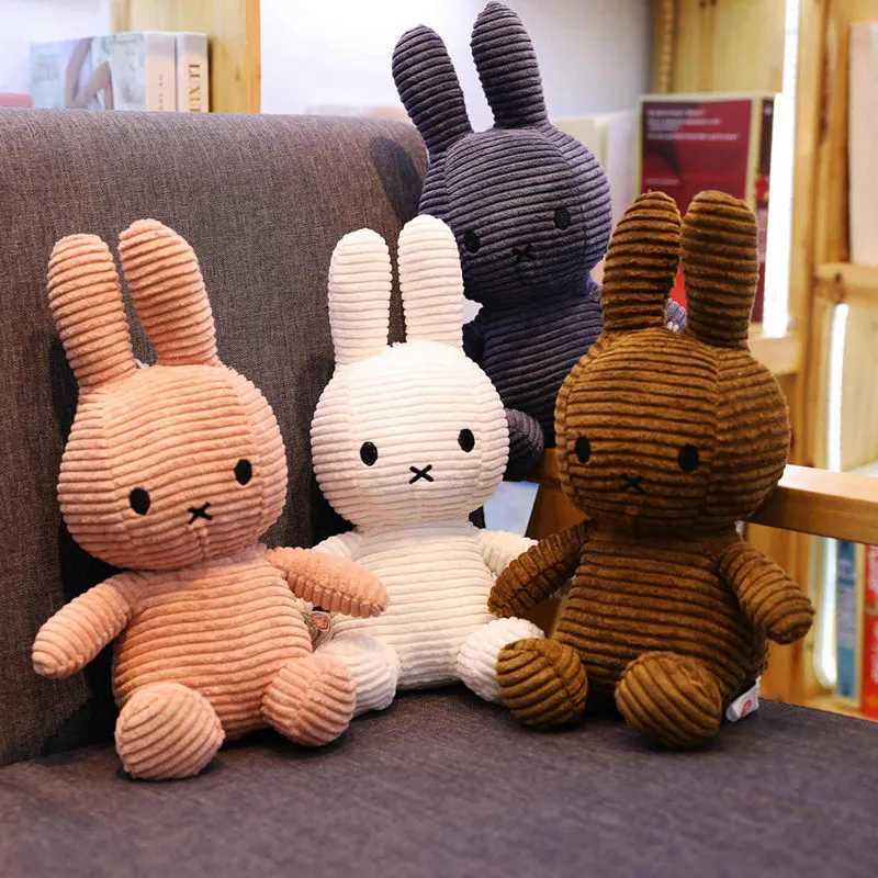 Corduroy Comfortable Soft Rabbit Soothing Doll Cute Plush Decorative Pendant Birthday Christmas Gift toys for Girl and Boy C251107