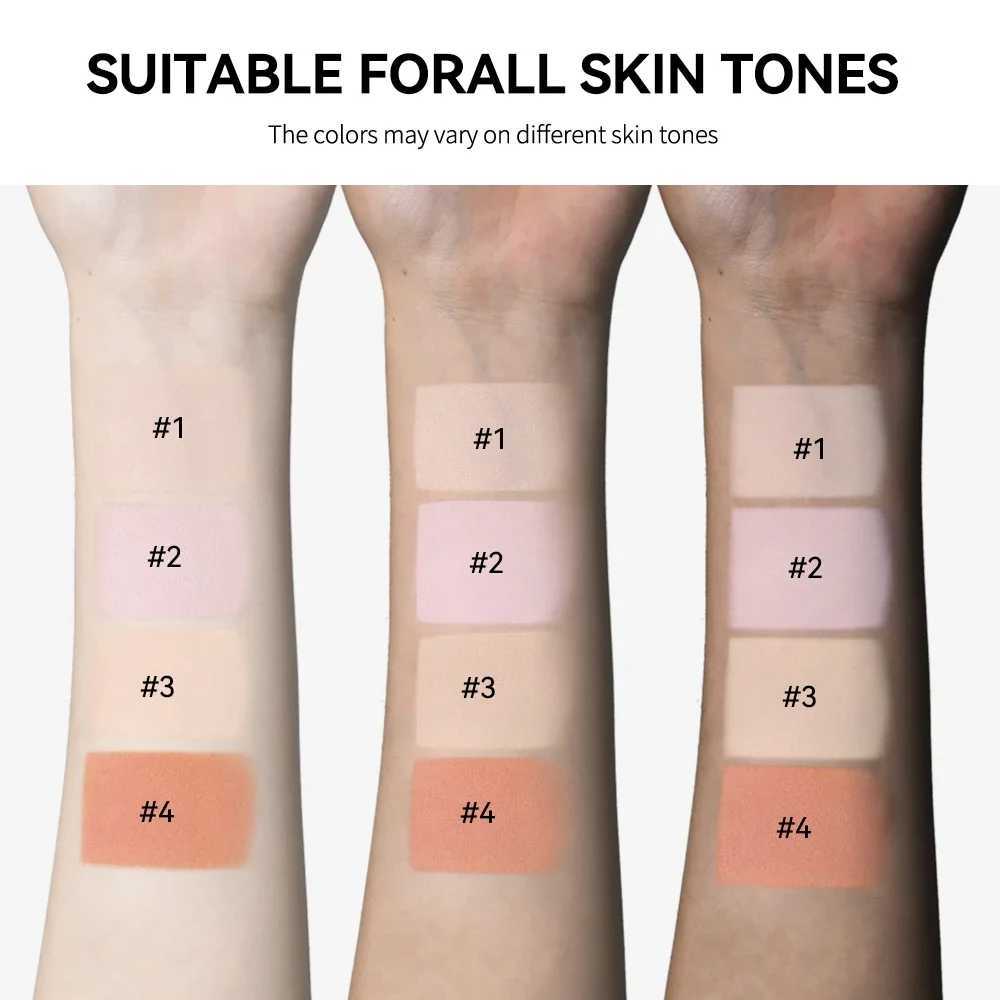 4-color loose set foundation make-up oil control brightening full coverage facial beauty powder cosmetics X251023