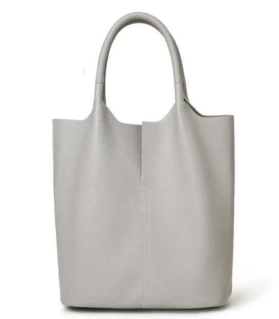 Soft Genuine Shopper Set Female 100% Real Leather Tote Women Large Shoulde Bucket Bag Commute 2025 New