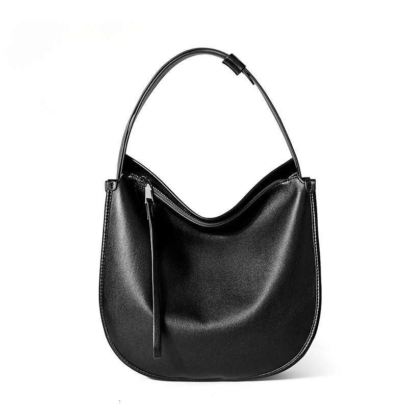 New Women Split Leather Bucket Bag Female Commuting Large Capacity Single Shoulder Handbag Crossbody Lady Messenger Tote Bags