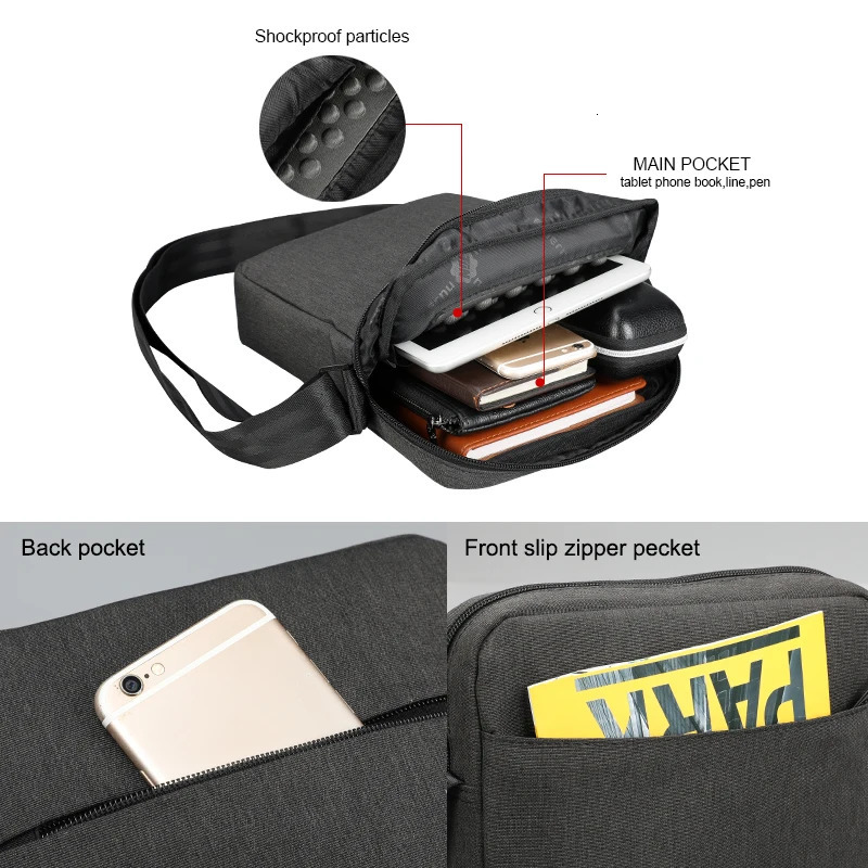 Warranty Men Messenger Bag High Quality Waterproof Shoulder Bag For Men Business Travel Crossbody Bag Male Mini Bag 250407