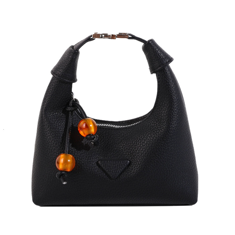 2025S Designer Women S Bag Simple Handheld Small For Women New Trendy Versatile Daily Matching Crossbody Solid Color Korean Dumpling Bag