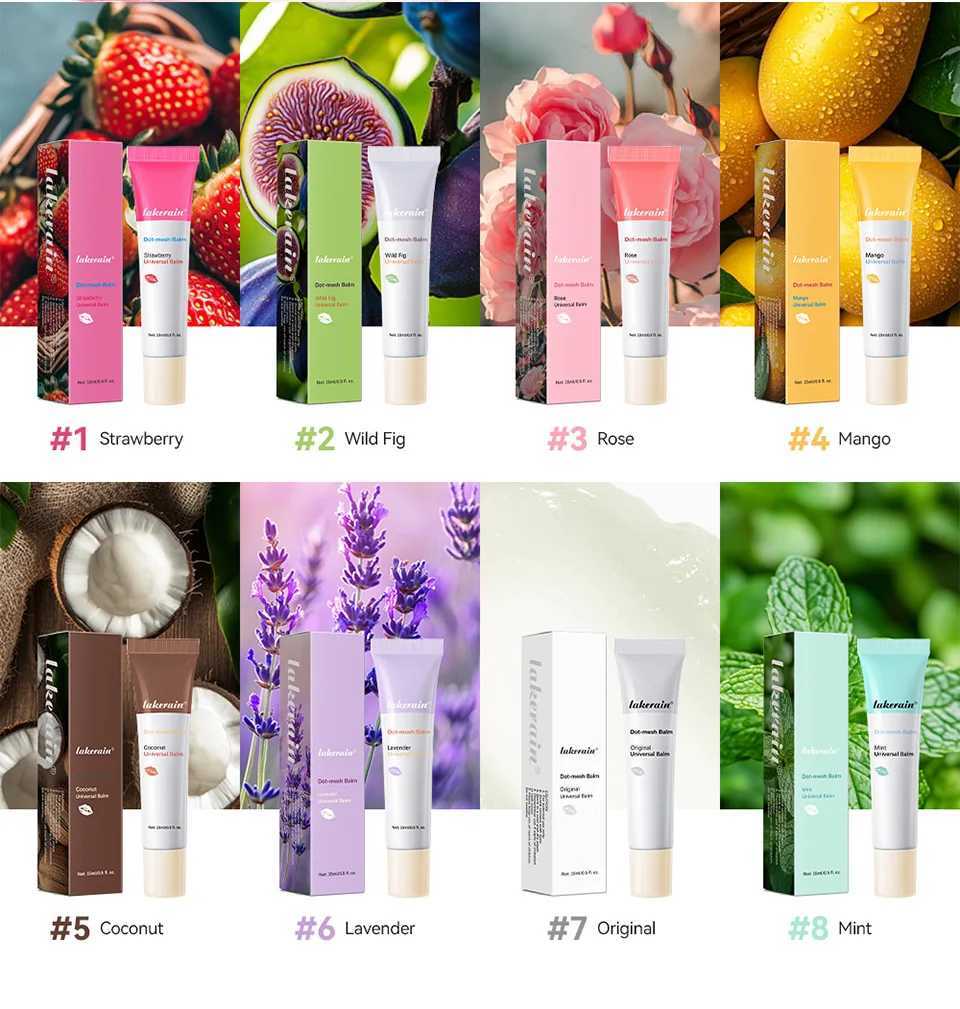 Lakerain 8 colors nourish lips to care for lips smooth hydrated anti dry and anti crack moisturizing lipstick W250407