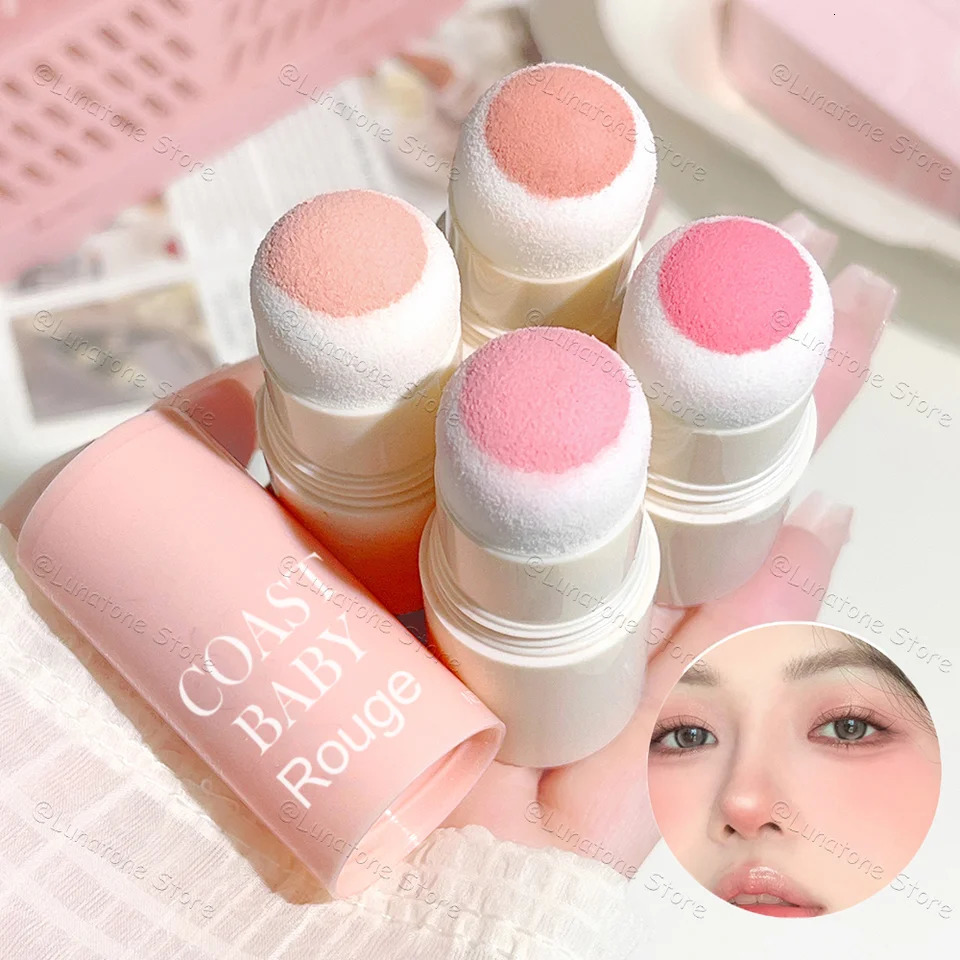 Soft Fog Blush Stick Energy Bounce Korean Style Bright Double sided Use of Lips and Cheeks Natural Colors Vitality Girl 250325