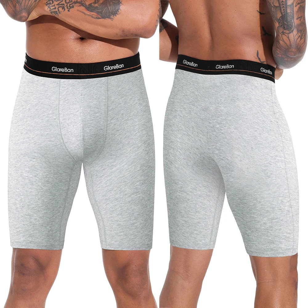 4pcs Pack Long leg Cotton Boxer Men Underwear Male Panties And Underpants For Homme Set Shorts Box Slip Briefs Soft 251106