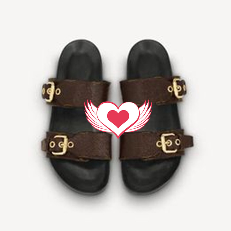 L BOM DIA Designer Home Shoes Men's Women Flat Slippers Adjusted Beach Sandals V