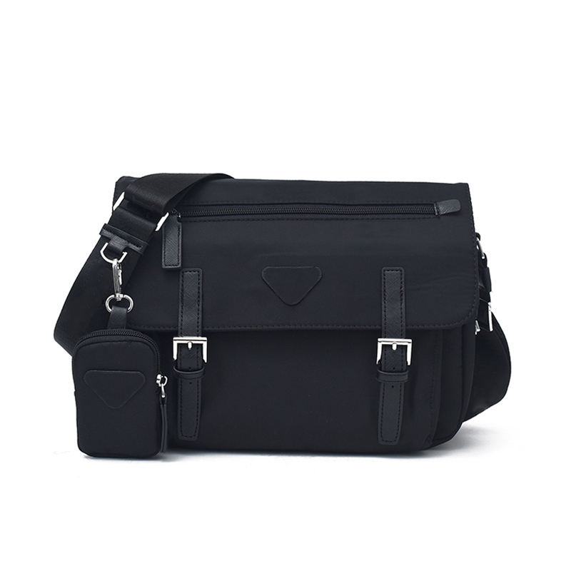 Designer Sport&Outdoor Packs Black Denim Small Messenger Bags