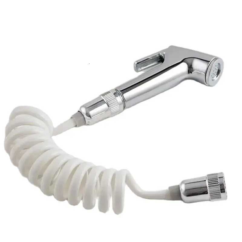 Universal ible Shower Hose with Spring Extension Hand Sprayer Pipe Connector for Bathro Toilet Bidet - Durable Spring Tube Y251107