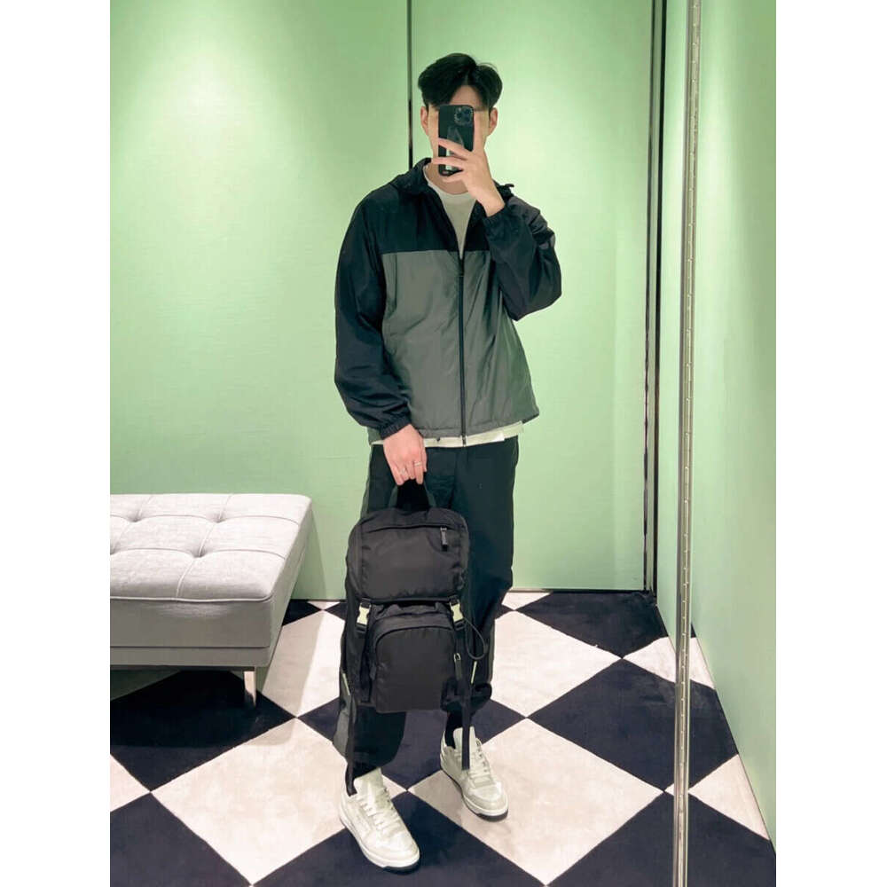 Early autumn new spliced contrasting zipper jacket casual pants set for both men and women