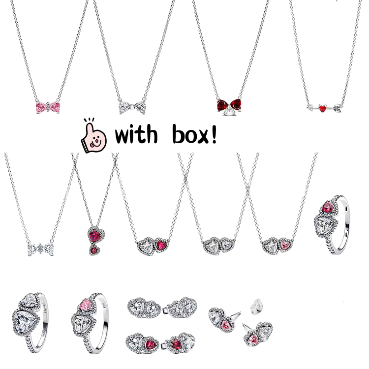 Necklace Charm Necklace Bow Designer Necklace Women's heart Pendant Necklace Gift