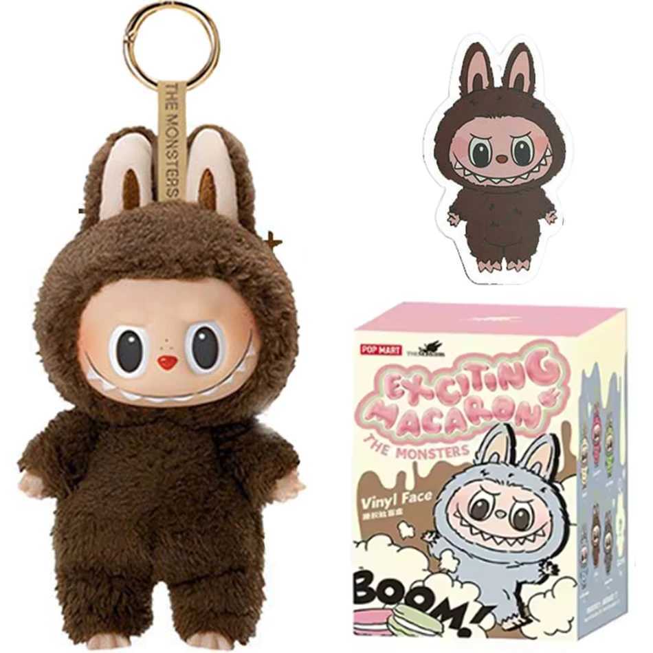 Popmart Labubu blind box monster Lisa Seme heart Macarrr vinyl series trend toy decoration childrens birthday giftT250407