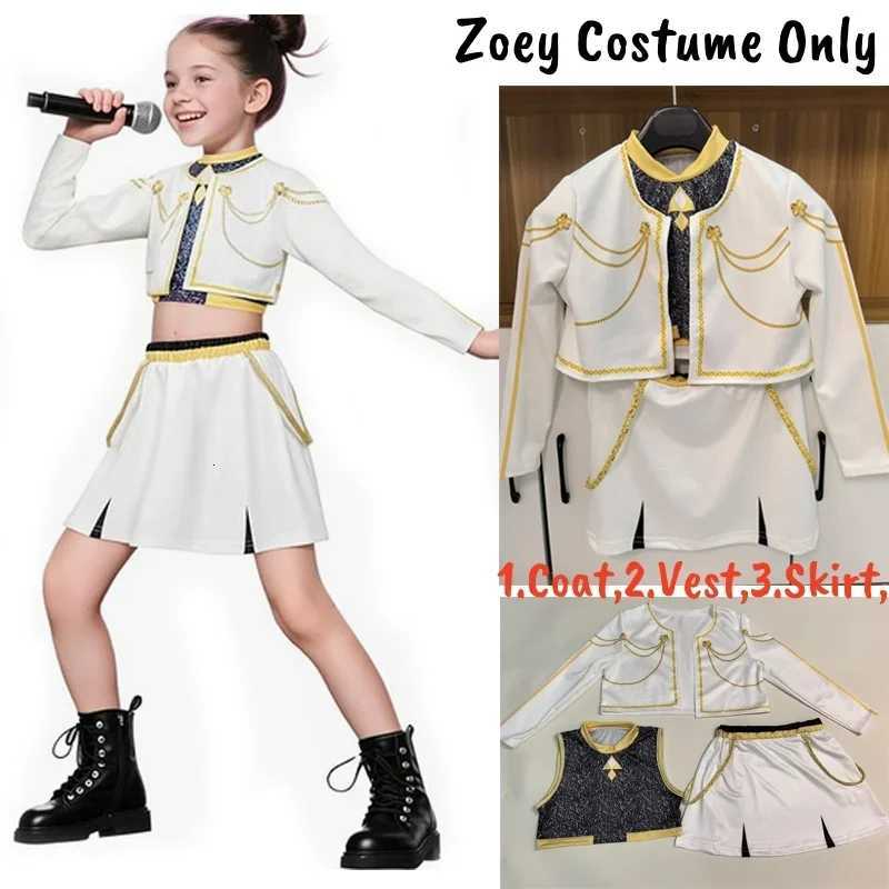 Kids K-Pop Demon Hunters Zoey Rumi Mira Costume Fancy Dress Cosplay Virtual Idol Movie Cosplay for Girls Kids Halloween Carniva W251107 - view 7
