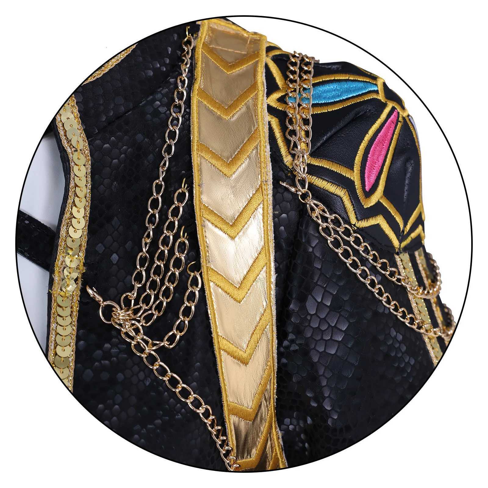 Anime KPop Rumi Cosplay Costume Wig Woman Black White Uniform Christmas Halloween Party Clothing W251107