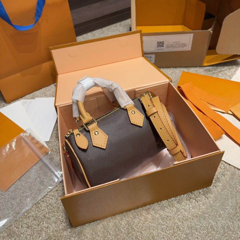 Designer Bag Mini Crossbody Sac Luxe Women Denim Shoulder Bag Top Quality Luxury Leather Tote Clutch Purse Brown Flower pochette Handbag