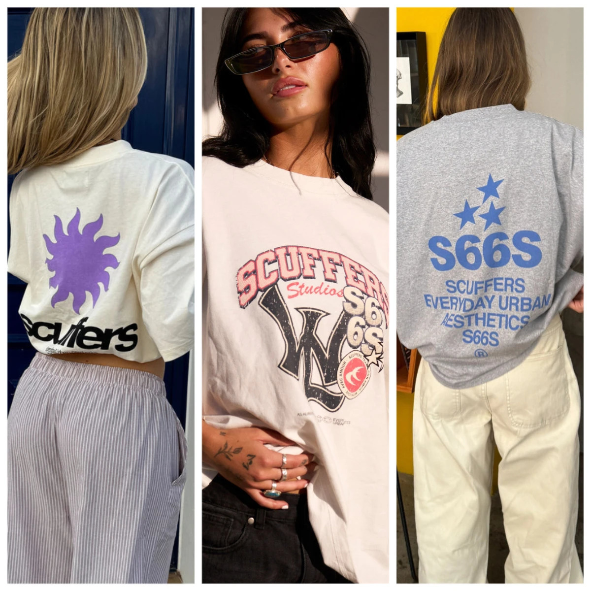 Scuffers Latest styles of clothing cotton streetwear mens holiday casual short sleeved Tshirt loose top 250407