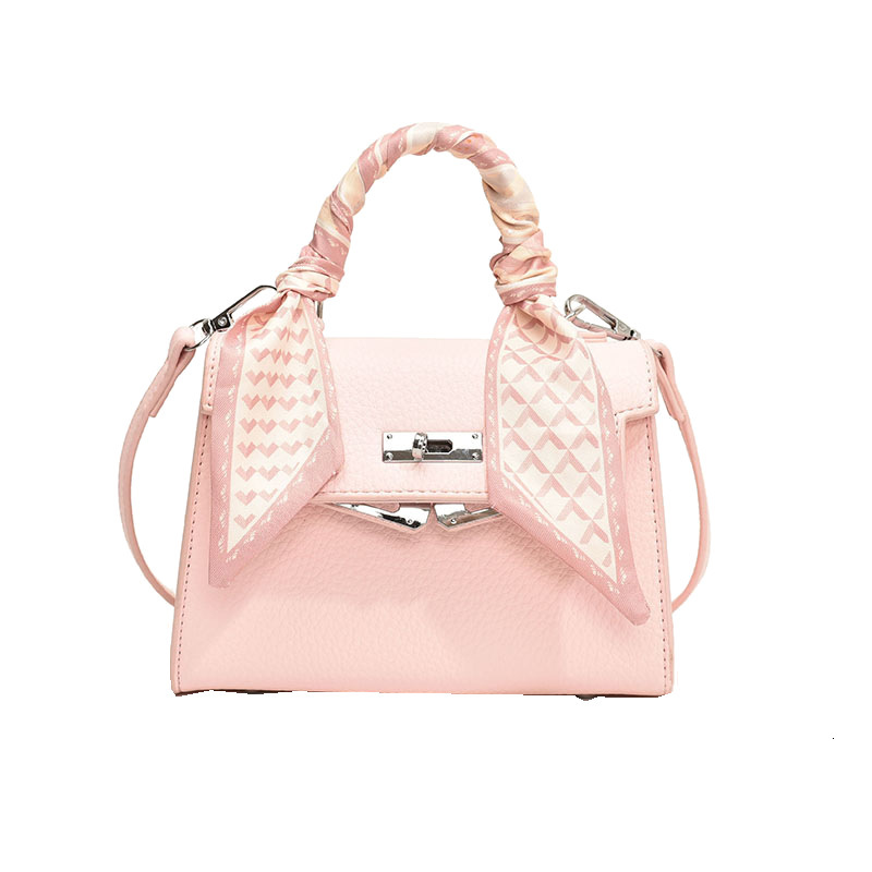 2025S Designer Women S Bag New Western Style Silk Scarf Folded Small Square Popular Versatile Single Shoulder Crossbody Bag Fashion Handbag