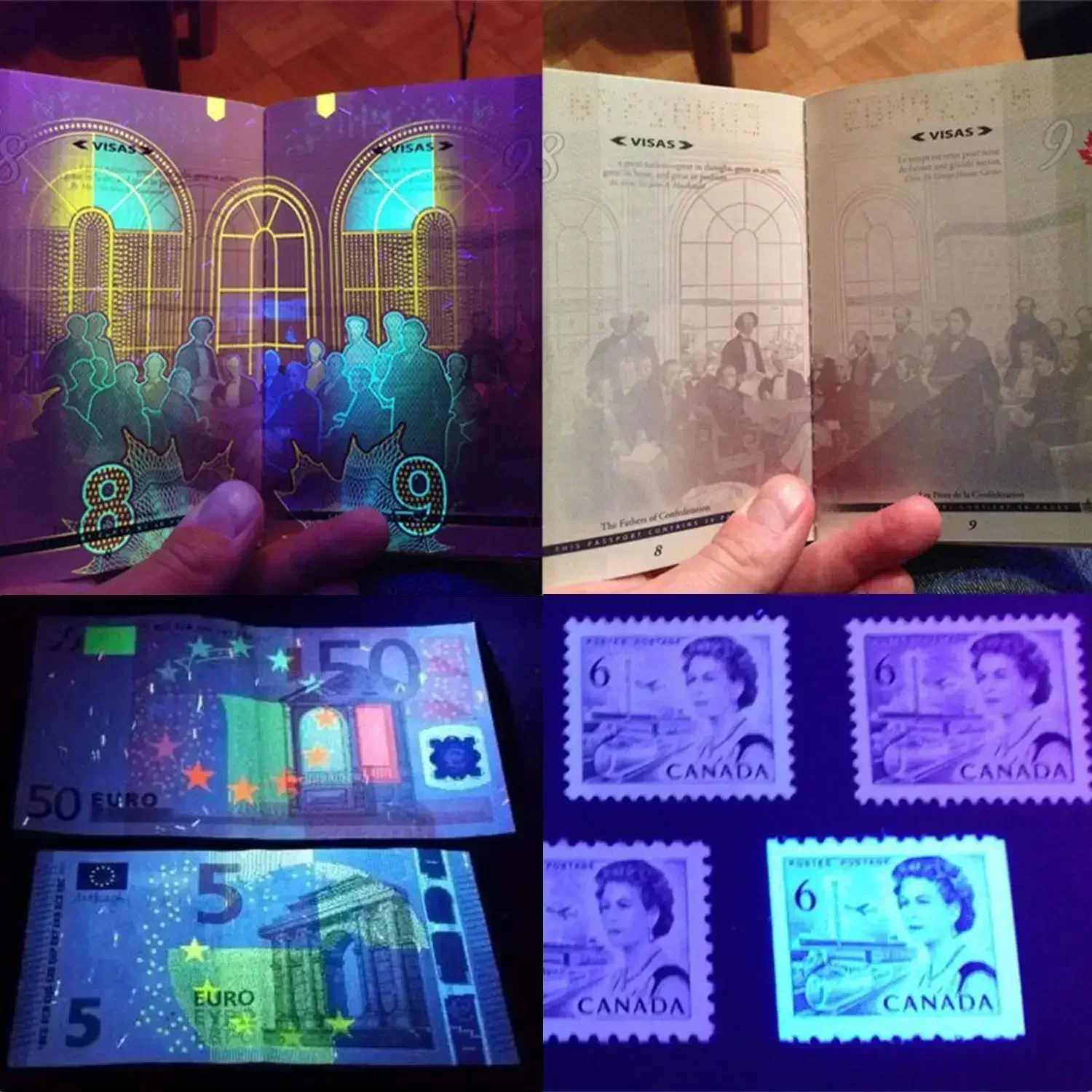 High Power 51 LED Flashlight Purple Light Counterfeit Detector Ultraviolet Light UV 395nm Pet Urine Scorpion Detector UV TorchW251106