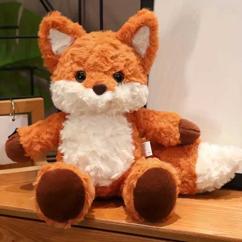 Adorable Red Fox Plush Toy Doll Soft Polyester Stuffed Animal Party Gift for Youngsters Girlfriend Birthday Holiday Christmas C251107