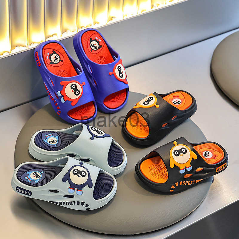 Childrens sandals parent-child new style for men and women summer cartoon soft bottom anti slip home shower outdoor bathroom J250403