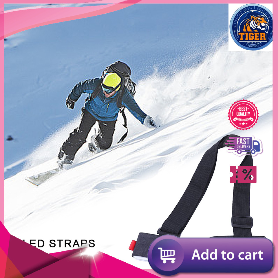 Ddmytiger Ddmytiger China Domestic Adjustable Skiing Pole Shoulder Hand Carrier Lash Nylon Bags Handle Straps Hook Strap For Ski Snowboard