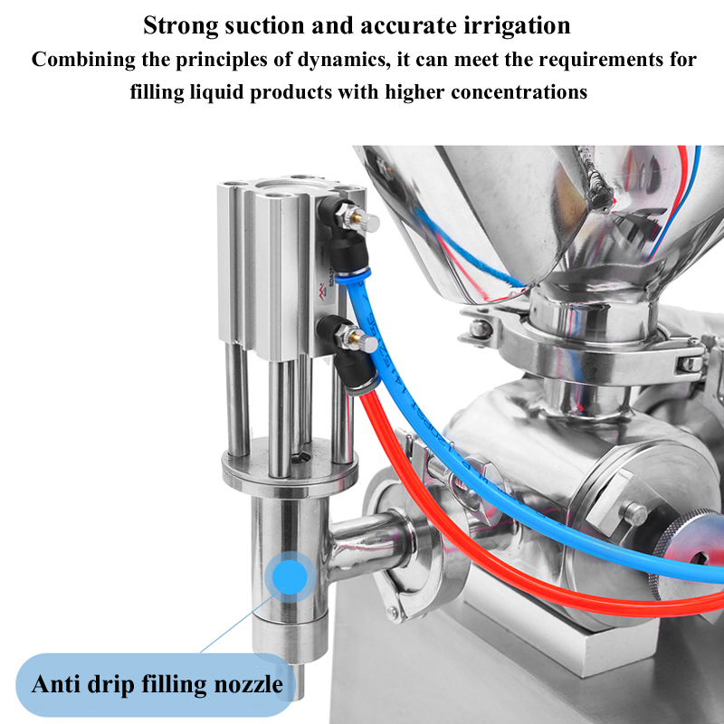 Viscous Paste Filling Machine Heating Stirring Mixing for Food Cream Bottle Filler Liquids Watercress Sauce Gel Filling Machine