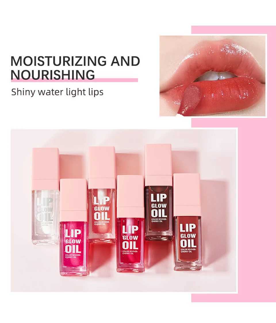 Moisturizing Lip Protection Oil Lip Gloss Makeup Volume Lip Full Oil Lip Staining and Natural Lip Oil Lip Care Cosmetics W250407