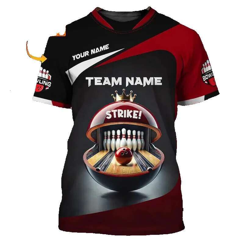 Customized name Bowg funny men's cool DIY personalized printing design short sleeved skeleton summer fashion T-shirt top