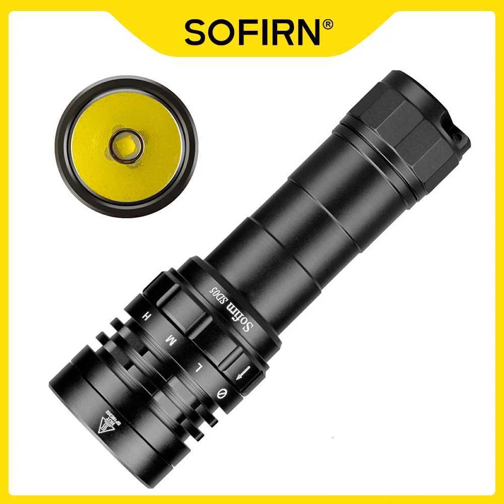 Sofirn SD05 Scuba Diving Light XHP502 Super Bright 3000lm 21700 Dive Flashlight with Magnetic Switch 5000K 6500KW251106