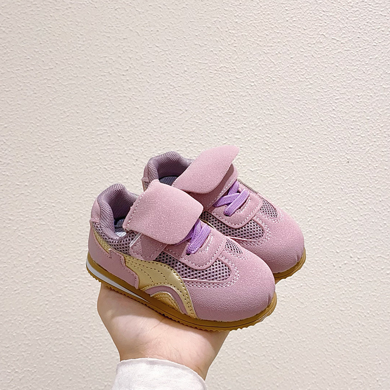 Free shipping designer sports shoes 1-2 year old children black purple khaki comfortable breathable wear-resisting outdoor walking shoes