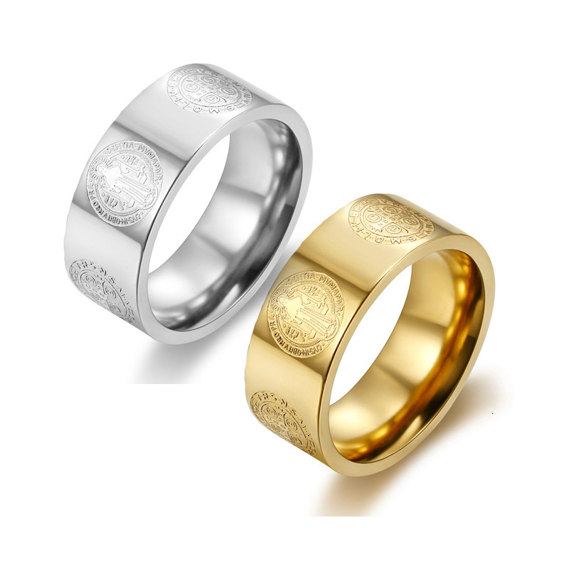 Top source wind hot selling personalized 10mm men's stainless steel engraved corrosion ring jewelry does not fade