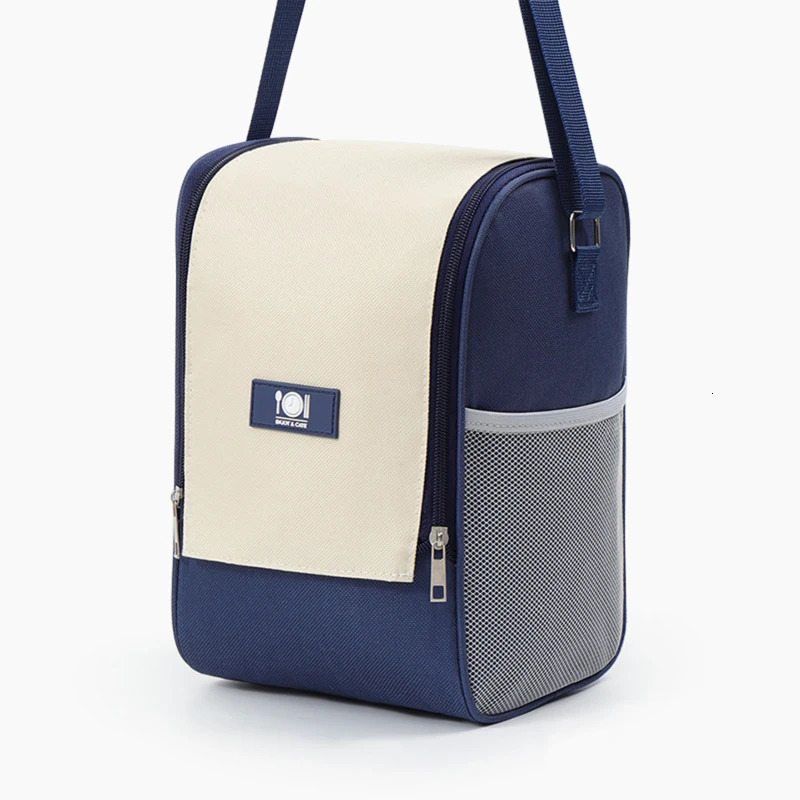 Insulated lunch bag bento aluminum foil shoulder rice ice pack portable picnic food storage 250401