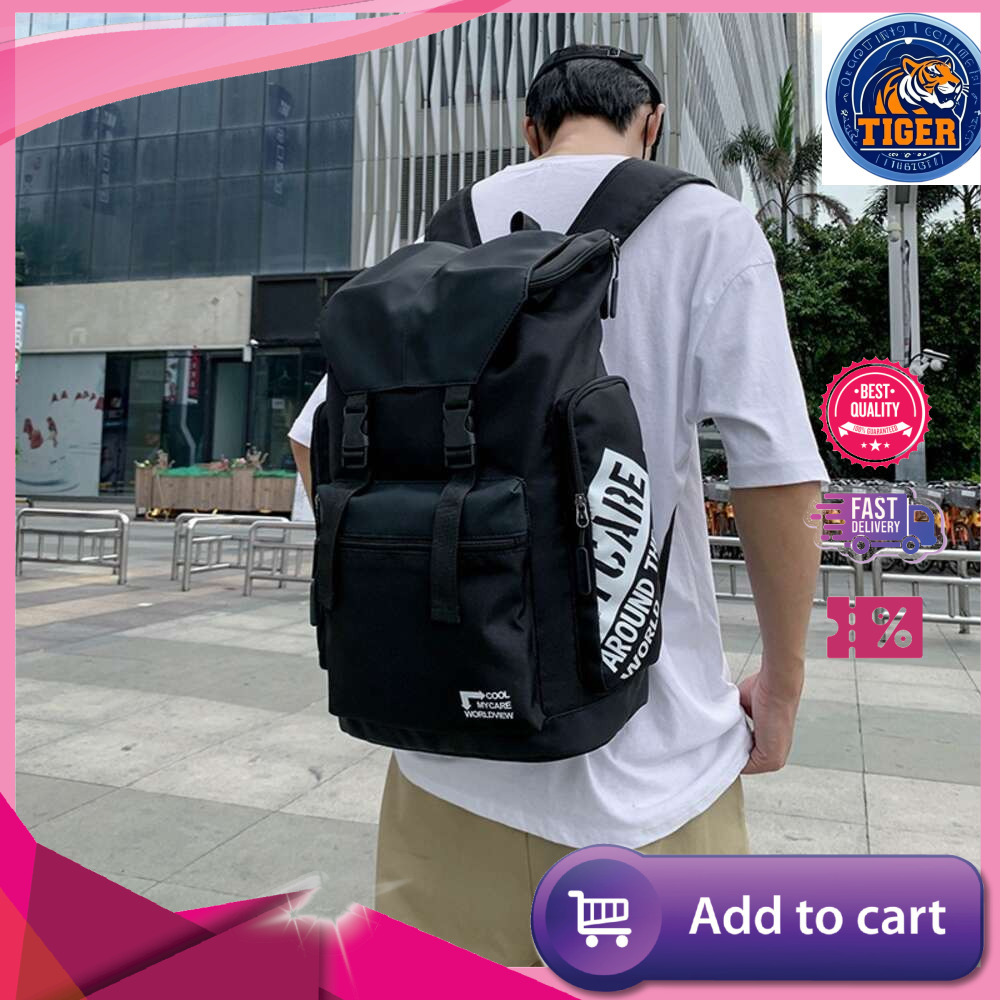 Ddmytiger Ddmytiger Backpack Men S Trendy New Middle School Student Korean Version Workwear Travel Outdoor Leisure H