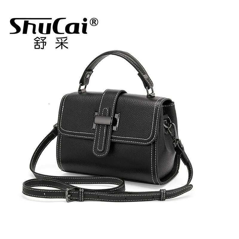Genuine Fashion Female Summer Crossbody Leather Women's Bags Single Shoulder Tote Small Square Bag