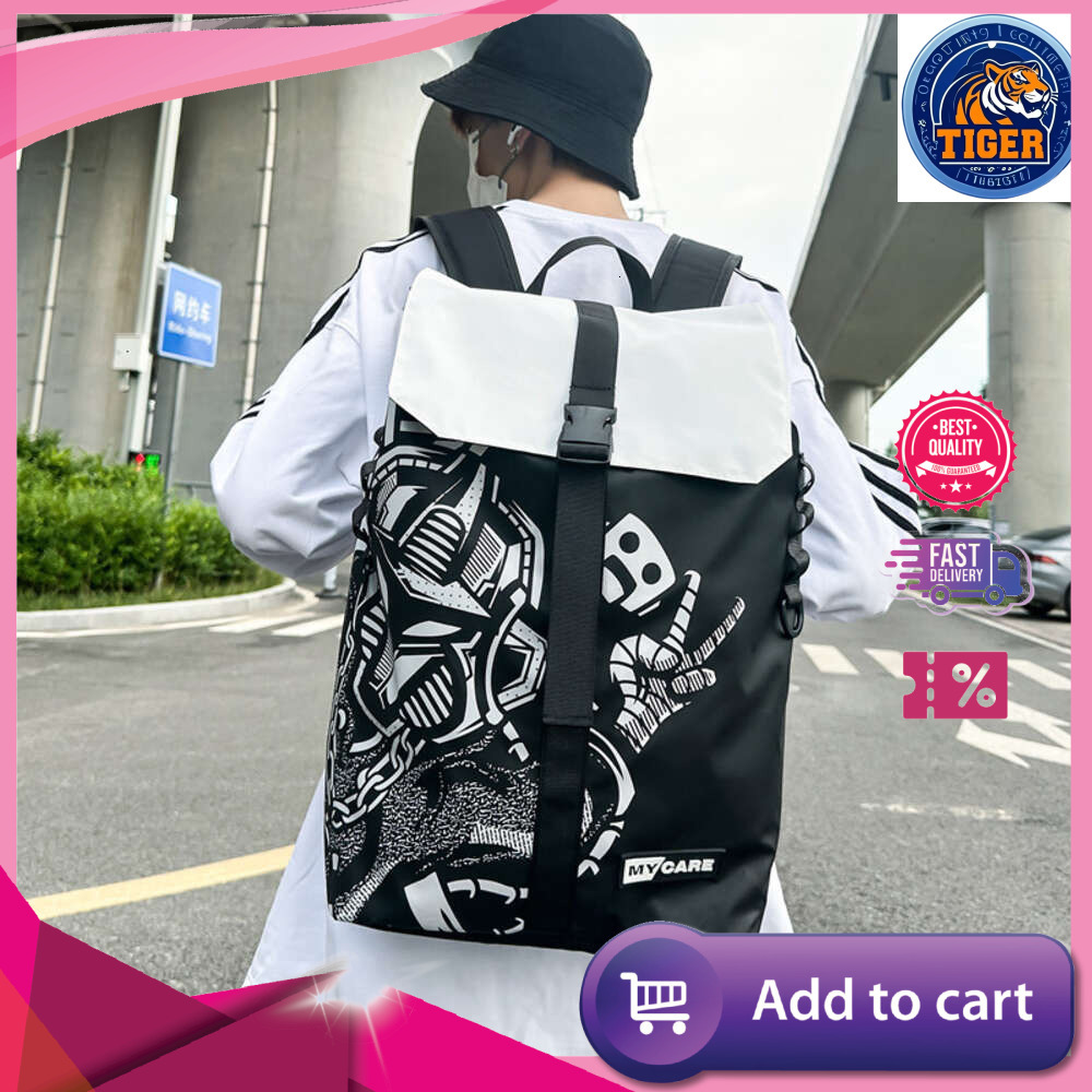 Ddmytiger Ddmytiger Korean Version Trendy Men S Outdoor Travel Leisure Sports Bag Personalized Niche Luggage Backpack Student H