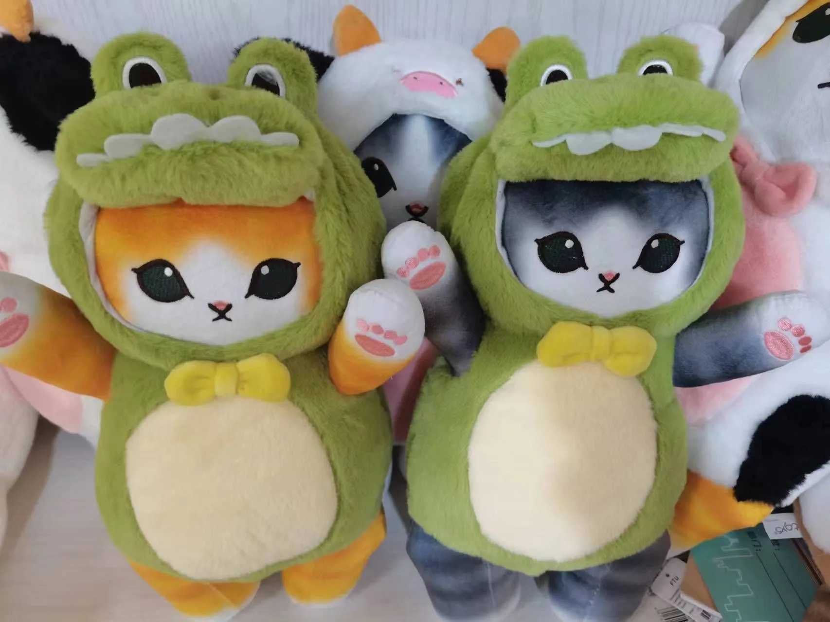 Kawaii 25cm Mofusand Drag Bear Cow Dinosaur Plush Doll Japanese Cartoon Cat Decorative Toy Plush Pillow Gift C251107