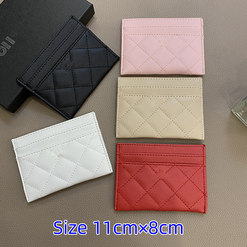 Elegant Designer Women's Leather Wallet - Secure Credit Card Slots & Compact Pocket Organizer