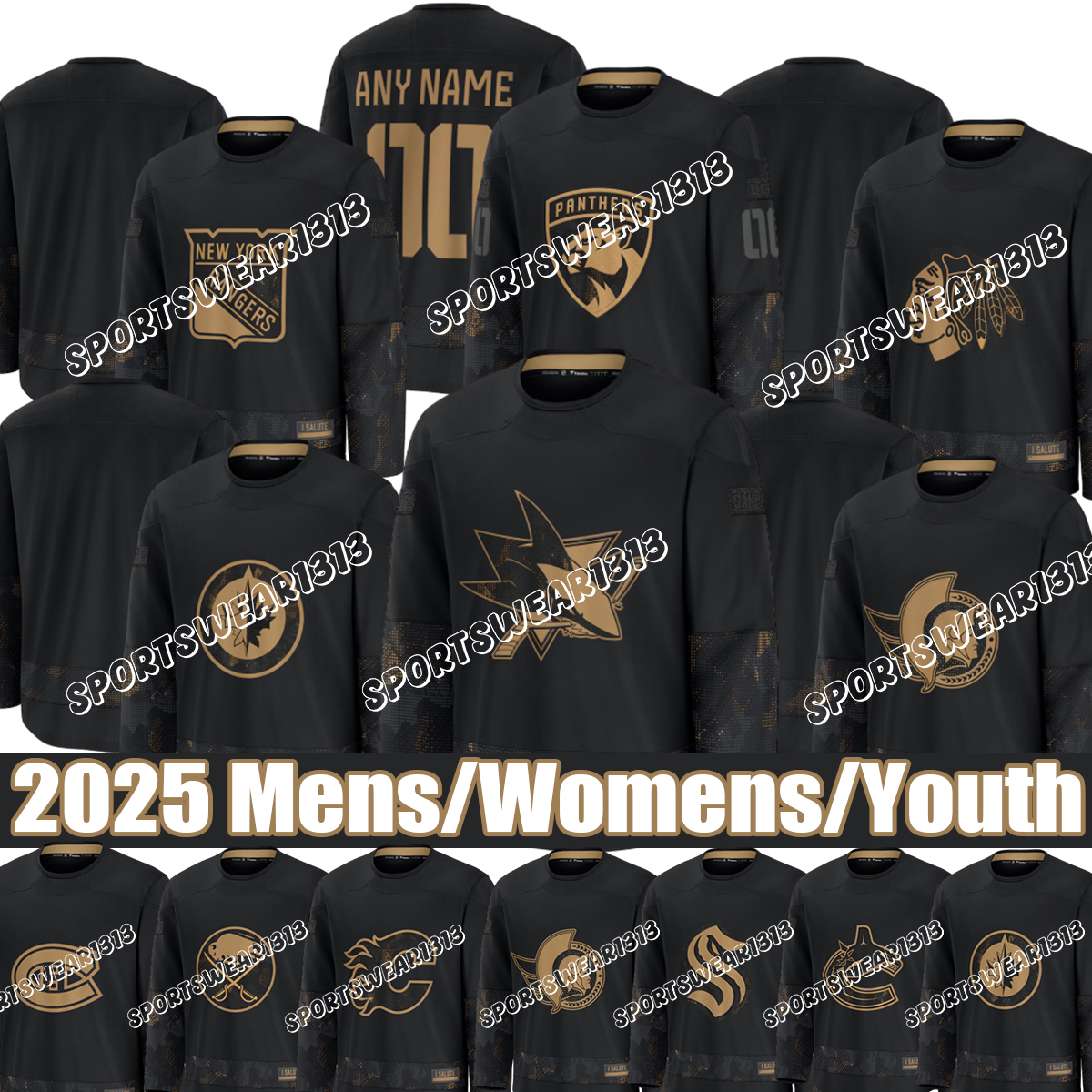 2025new Montreal Canadien sf NY Ranger Ottawa Senator Seattle Krakens Calgary Flamess Appreciation Practice Hockey Jerseys