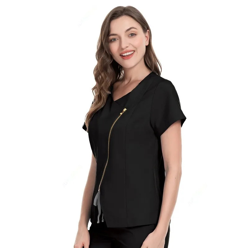 Uniforms Woman Scrub Set Nurse Beauty Salon Workwear Clinical Scrubs Top Pants Spa Doctor Nursing Clinical Suit 250402