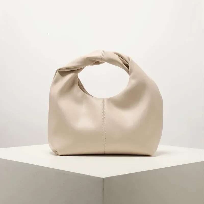 Stylish Twist Square Solid Color Top Clutch Bag Simple And Versatile Commute Bolso Mujer Designer Bags Lady Handbag Purses